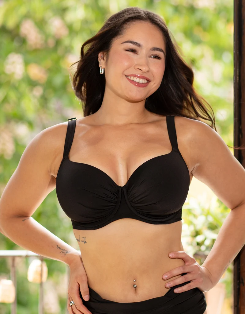 Schalen-Bikini-Top Valencia Chic Black