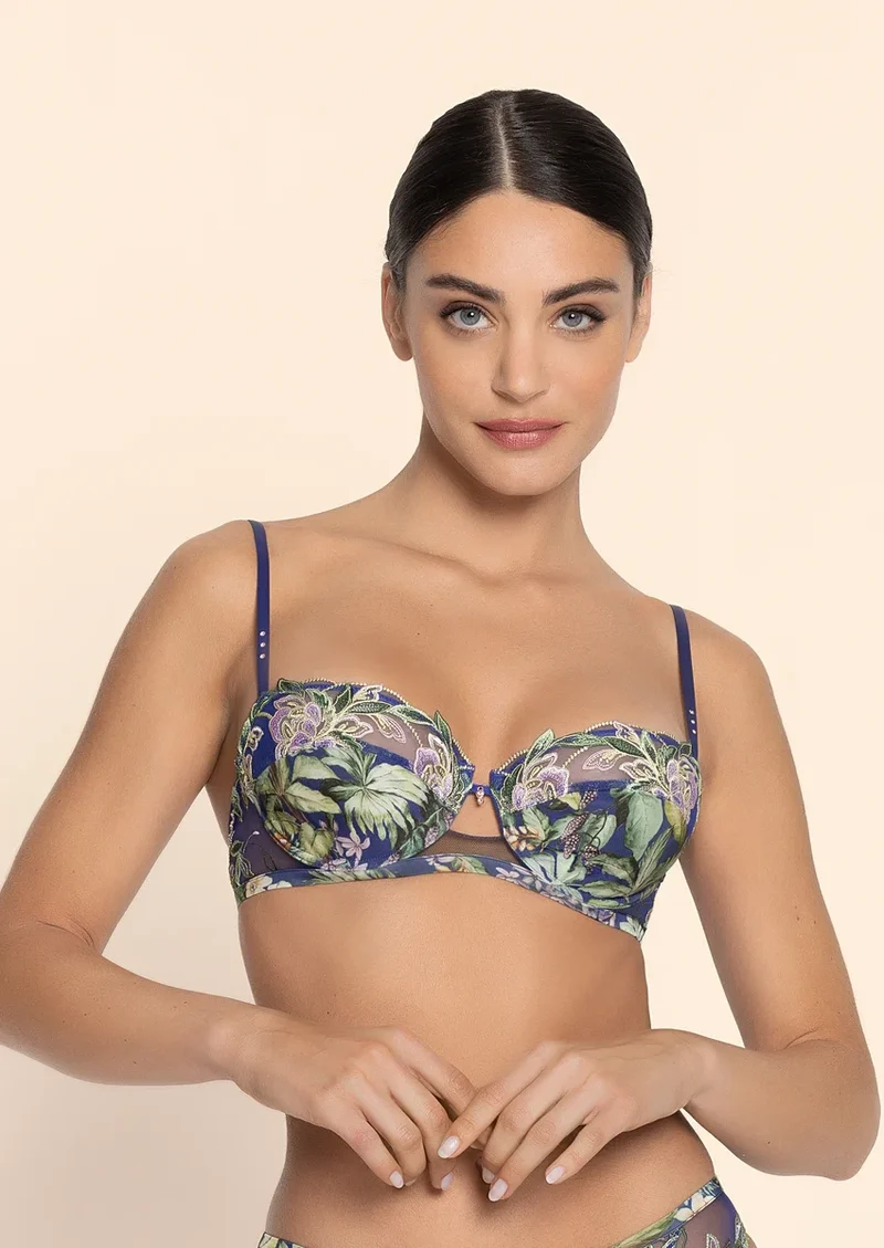 Lise Charmel – Bain De Nature Halbschalen-BH Vert Parme