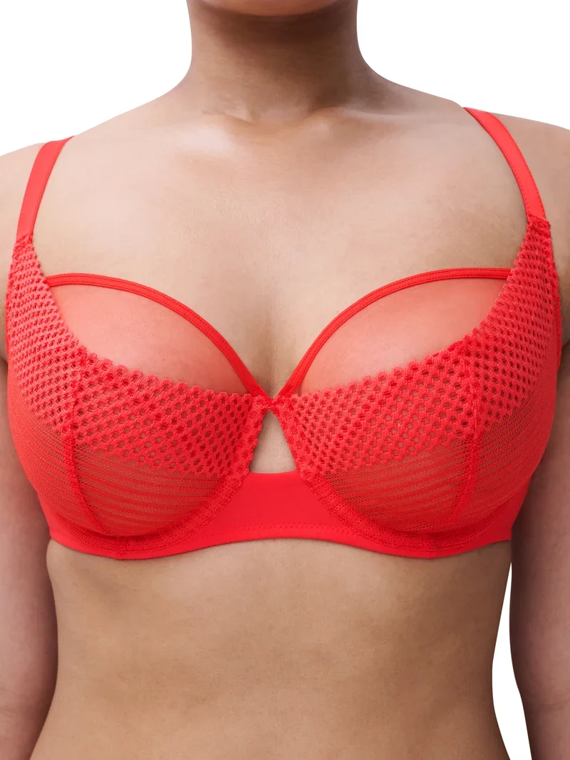 Chantelle - Play Covering Underwired Bra Red Cocktail