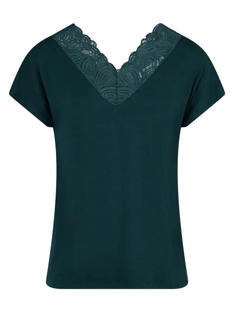 Femilet - Josie Top Kurzarm Eden Green