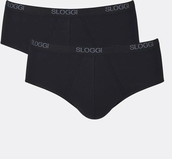 Sloggi men Basic Midi 2er Pack schwarz