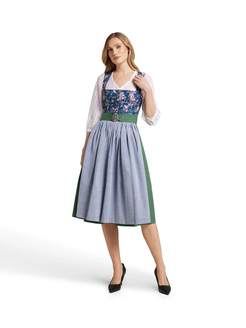 Spitzen-Dirndlbluse mit weitem Arm