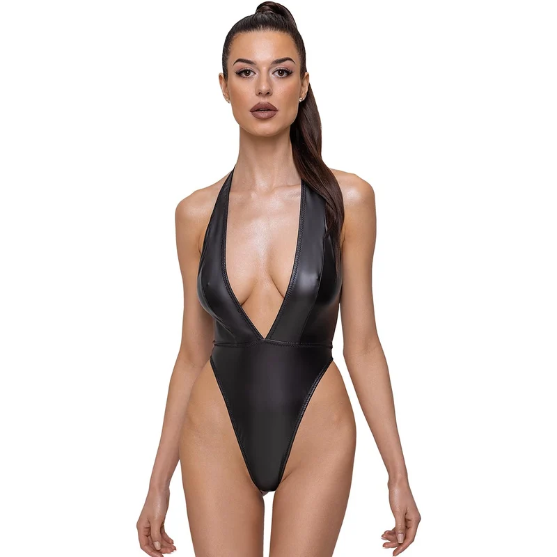 Sexy Stringbody im Mattlook S-XL mit tiefem Dekolleté "Hope"