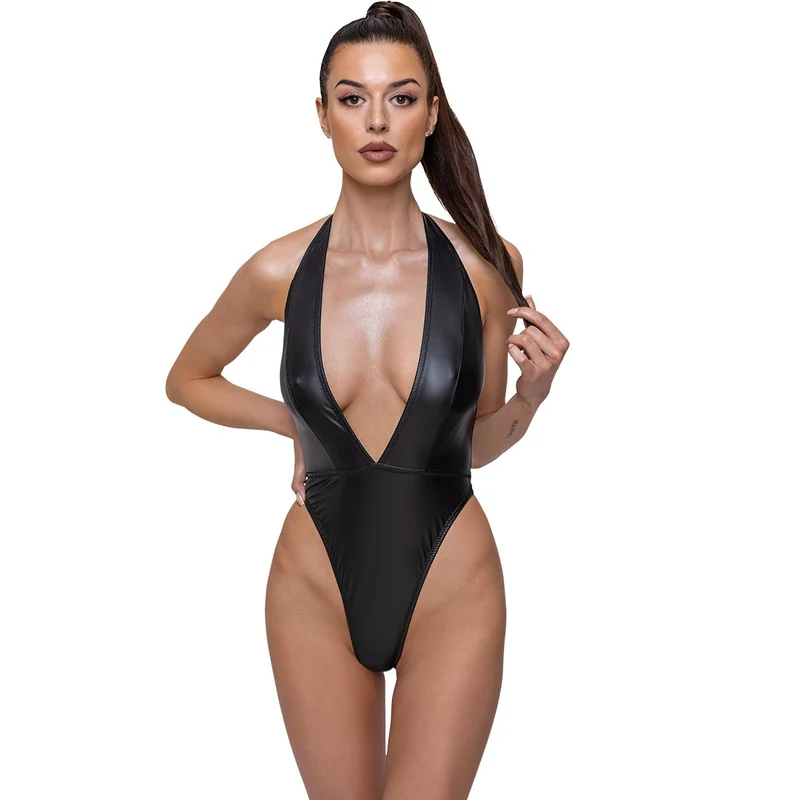 Sexy Stringbody im Mattlook S-XL mit tiefem Dekolleté "Hope"