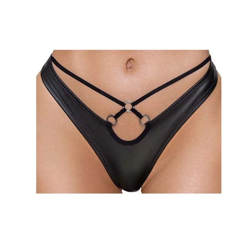 BH Set Damen Mattlook - Schwarz mit Riostring "Talisha"