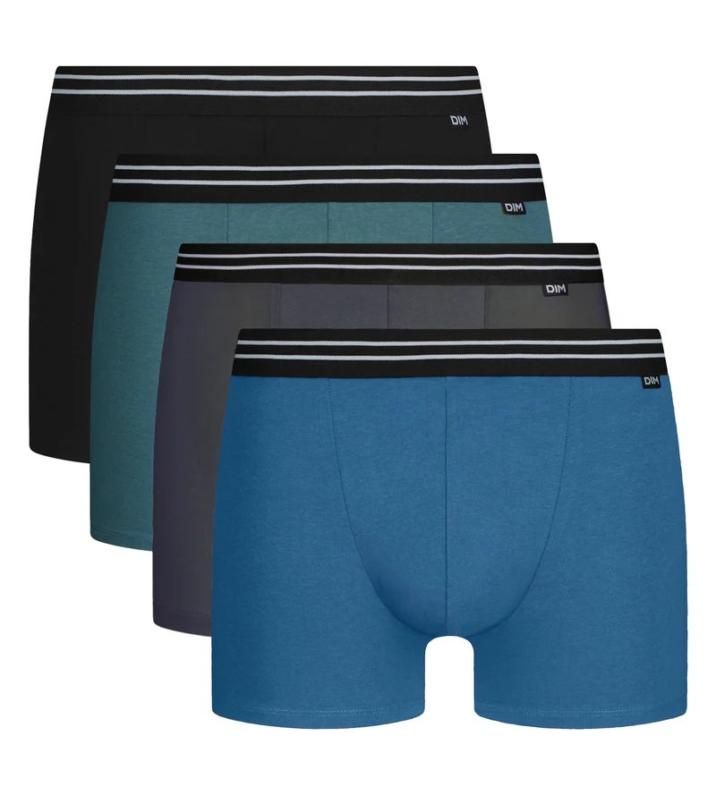 4er-Pack Herrenboxershorts aus Stretch-Baumwolle Rivière EcoDim