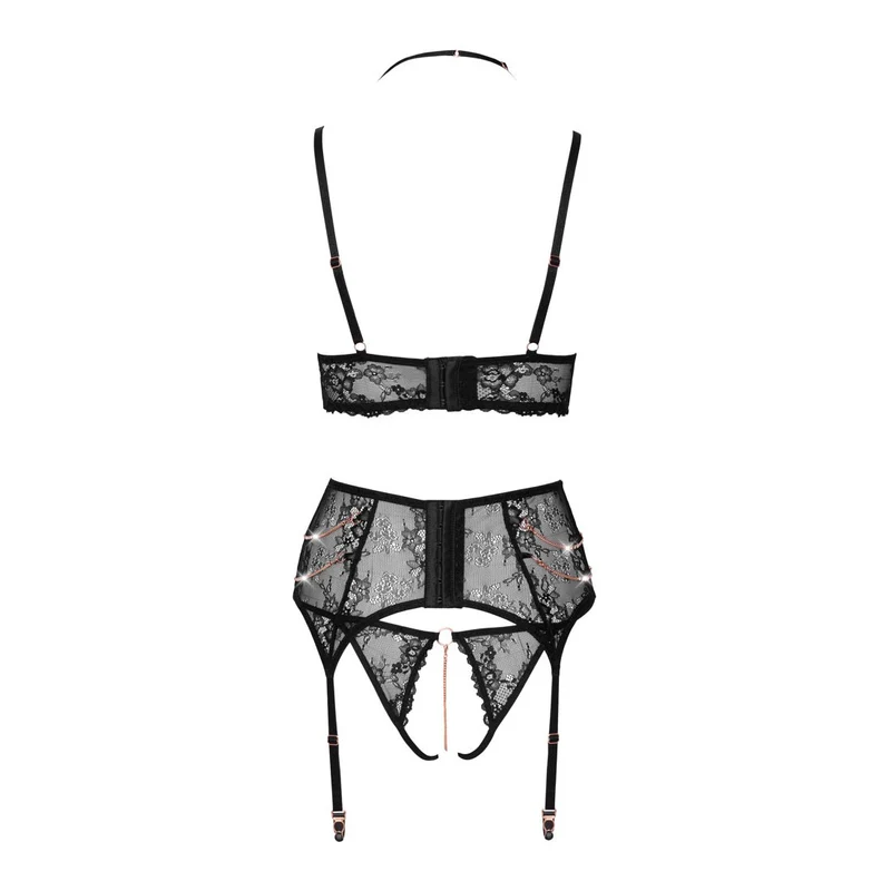 Elegantes Straps-Set S-XL mit stimulierenden Kettchen "Atira"