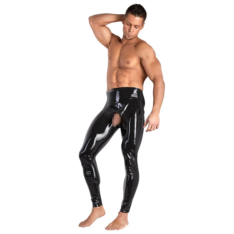Latex Herren Leggings M - 2XL mit Showmaster-Funktion "Clifton"