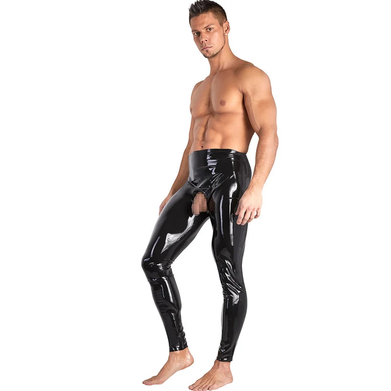 Latex Herren Leggings M - 2XL mit Showmaster-Funktion "Clifton"