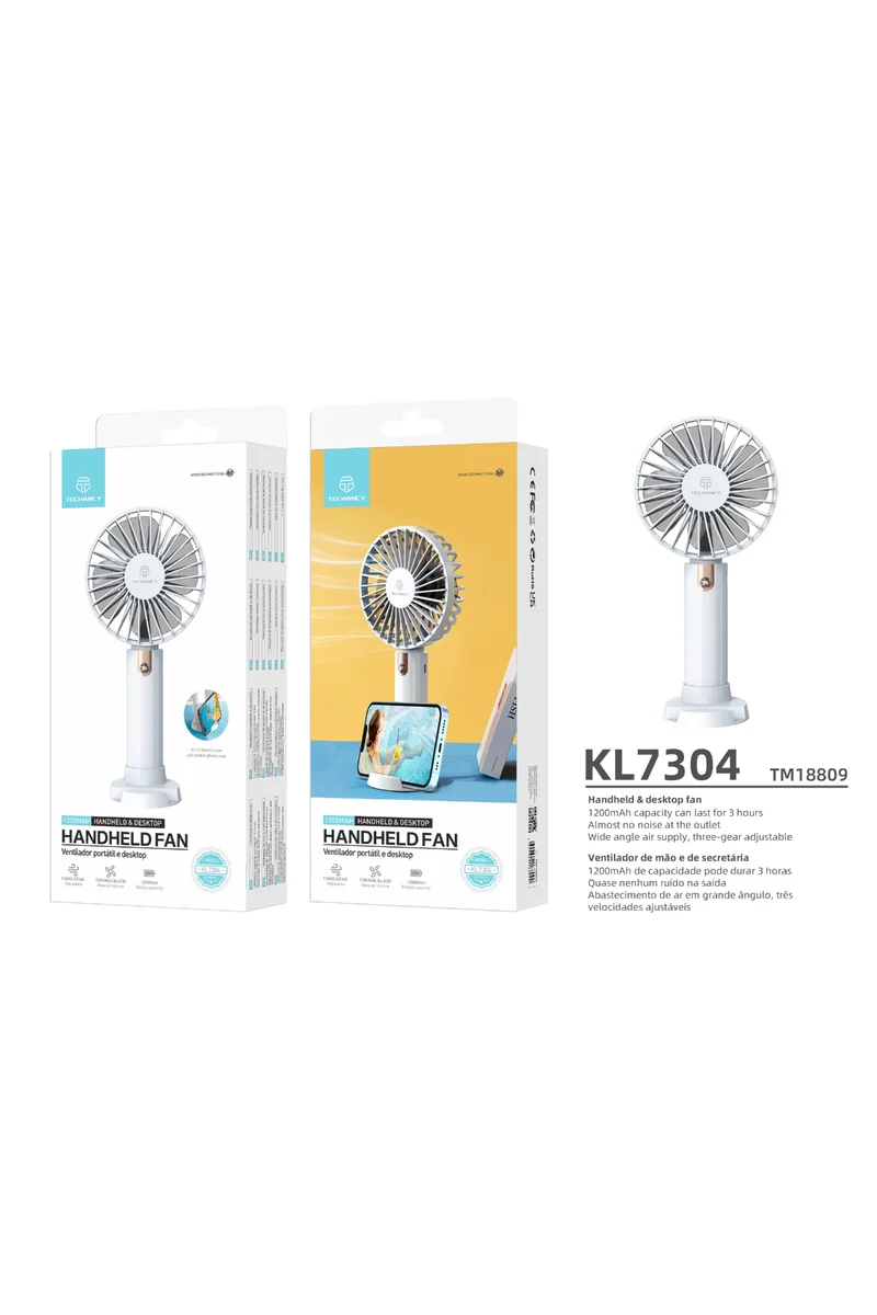 Handventilator - wiederaufladbar über USB - Mini-Ventilator