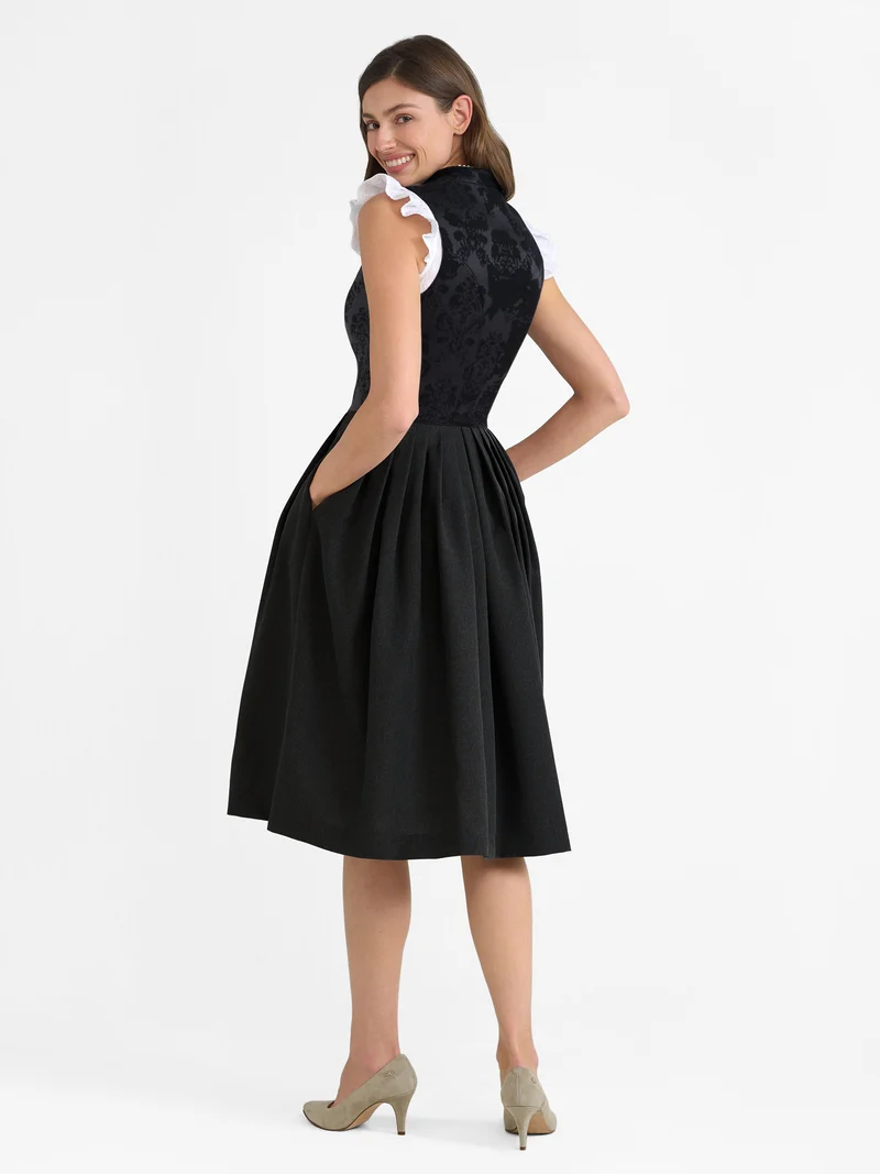 Dirndl ohne Schürze mit V-Ausschnitt - 70 cm
