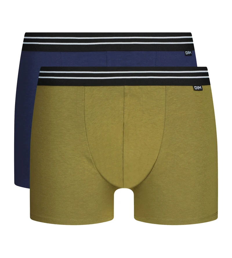 2er-Pack Boxershorts für Herren aus Stretch-Baumwolle Cumin EcoDim