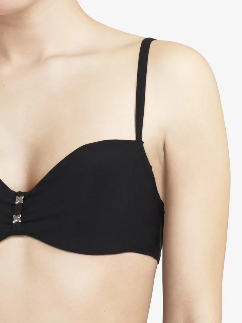 Chantelle Swimwear - Escape Half-Cup Memory Bikini Top Schwarz