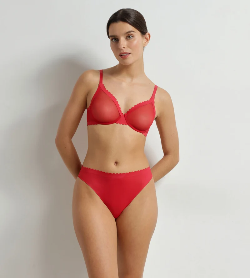Halbschalen-BH aus Tüll Rouge Dim Body Touch Cheeky