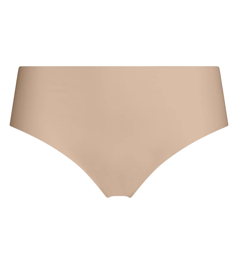 Unsichtbarer Slip mit hoher Taille für Damen aus Mikrofaser Nude Dim