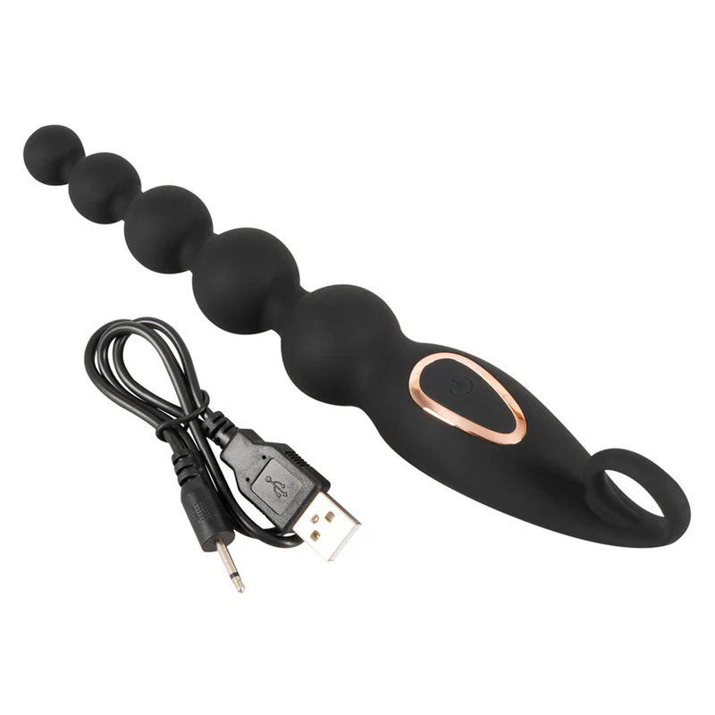 Anal-Vibrator im Kugeldesign mit 7 Vibrationsmodi, wasserdicht - 22,1 cm
