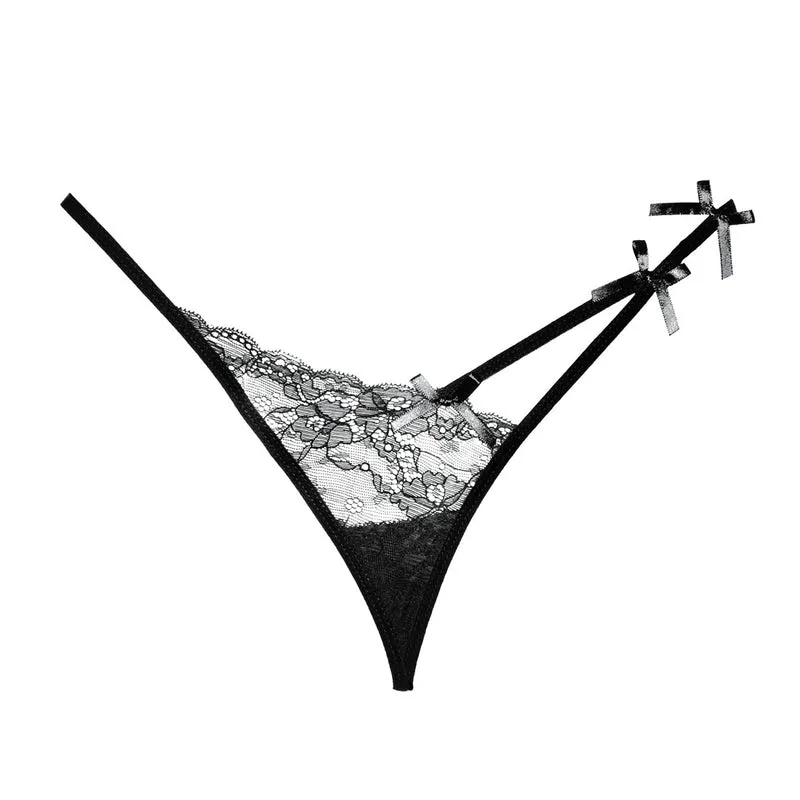 Allure Pixie Panty S - L schwarz mit Spitze