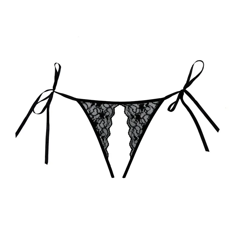 Allure Adore Lolita Panty S - L schwarz mit Schleifen