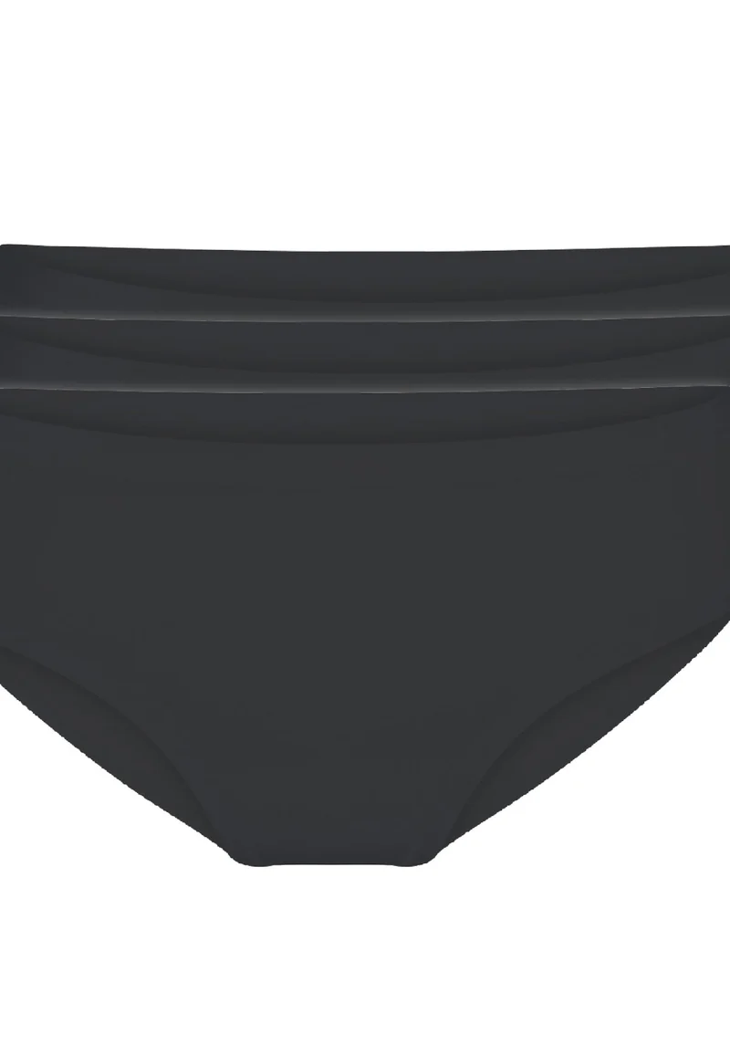 LingaDore 3609B 3er Pack Slip Schwarz