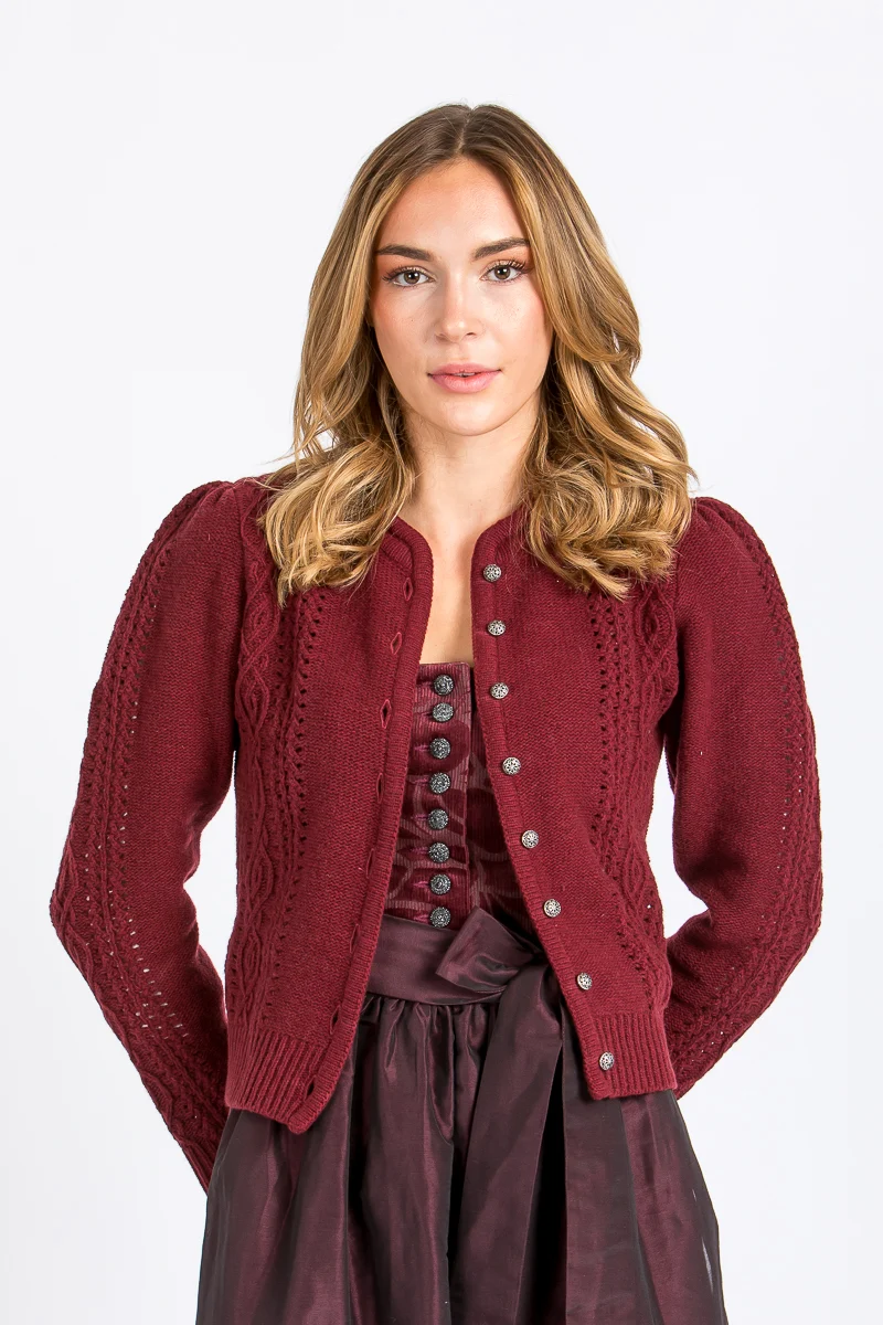 Berwin & Wolff Strickjacke 16226 bordeaux