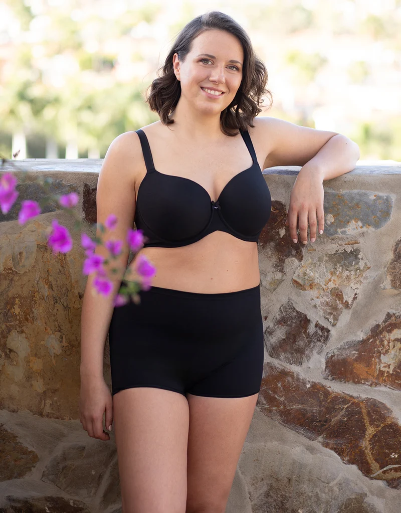 High-Waist-Shorts Basic Black