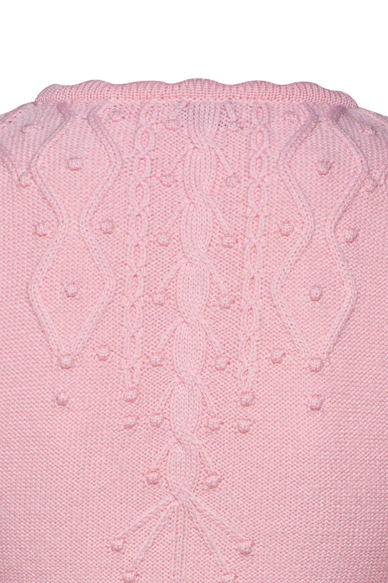 Strickjacke mit Puffärmel