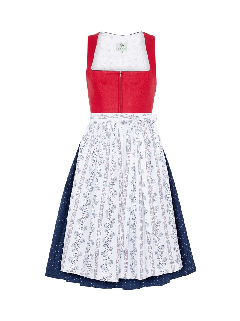 Dirndl mit Leinen-Oberteil
