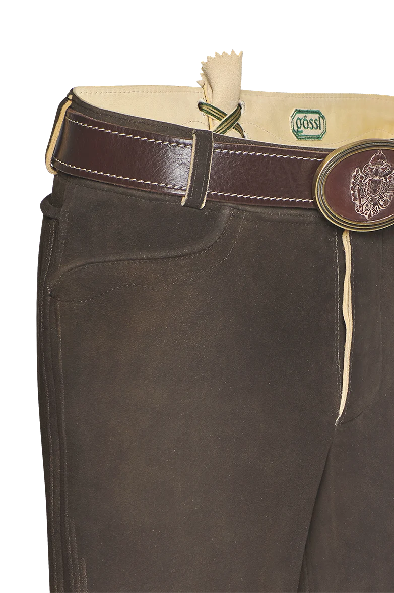 Lederhose mit Klassischem Verschluss