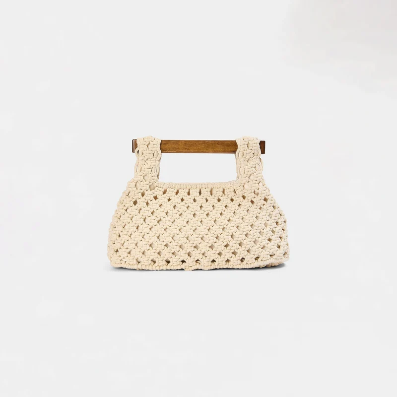 Clover Clutch - Crèmefarbe