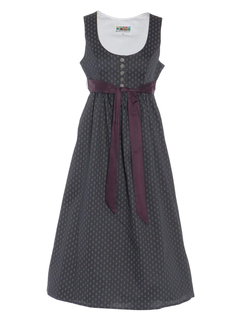 Umstandsdirndl mit grafischem Muster