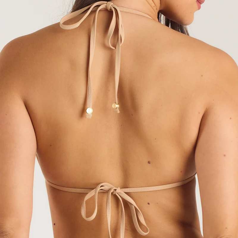 Monaco Triangle Bikini-Top - Schwarz