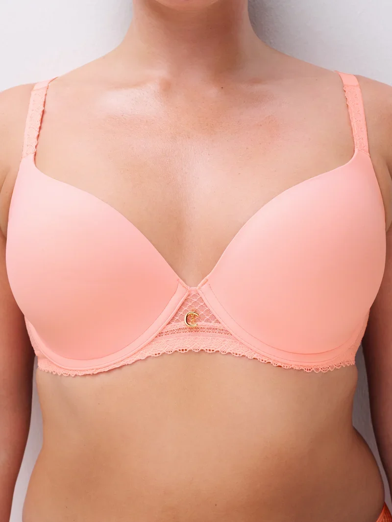 Chantelle – Romance Covering T-Shirt-BH, Fluorrosa