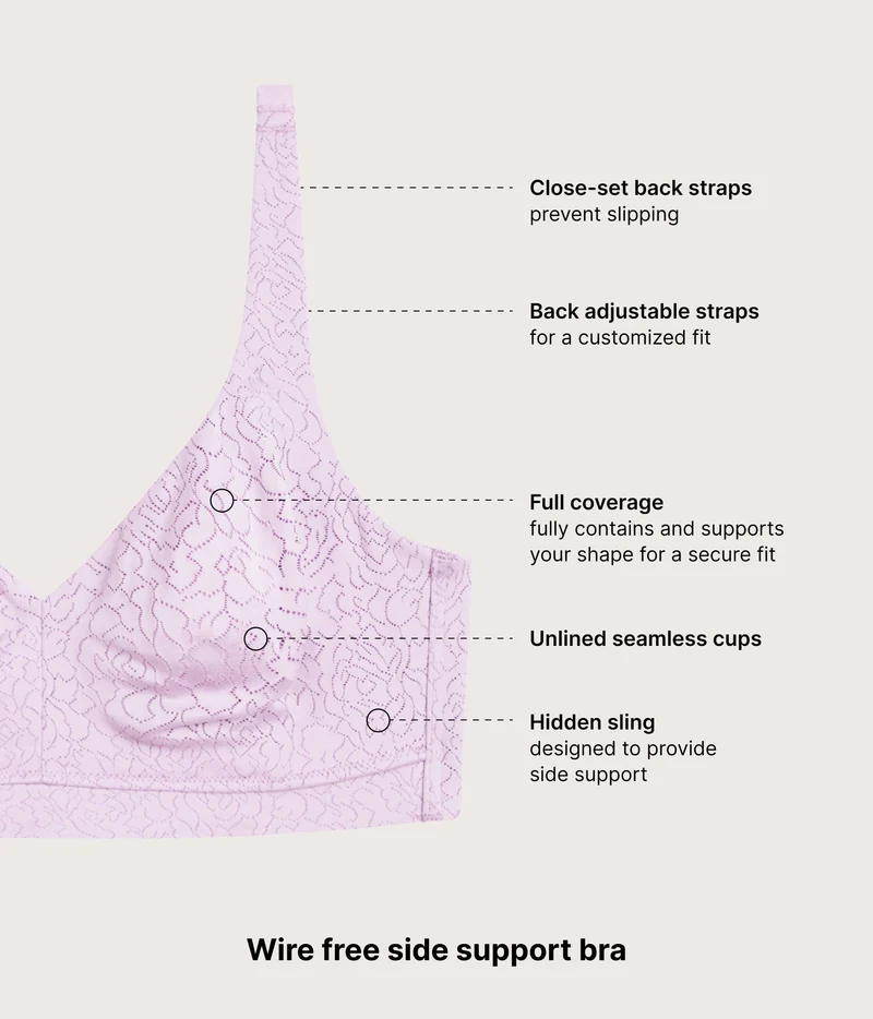 Inside Job™ Wire Free Bra Lavender Sage
