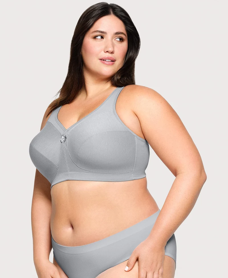 MagicLift Active Support Bra Gray Heather