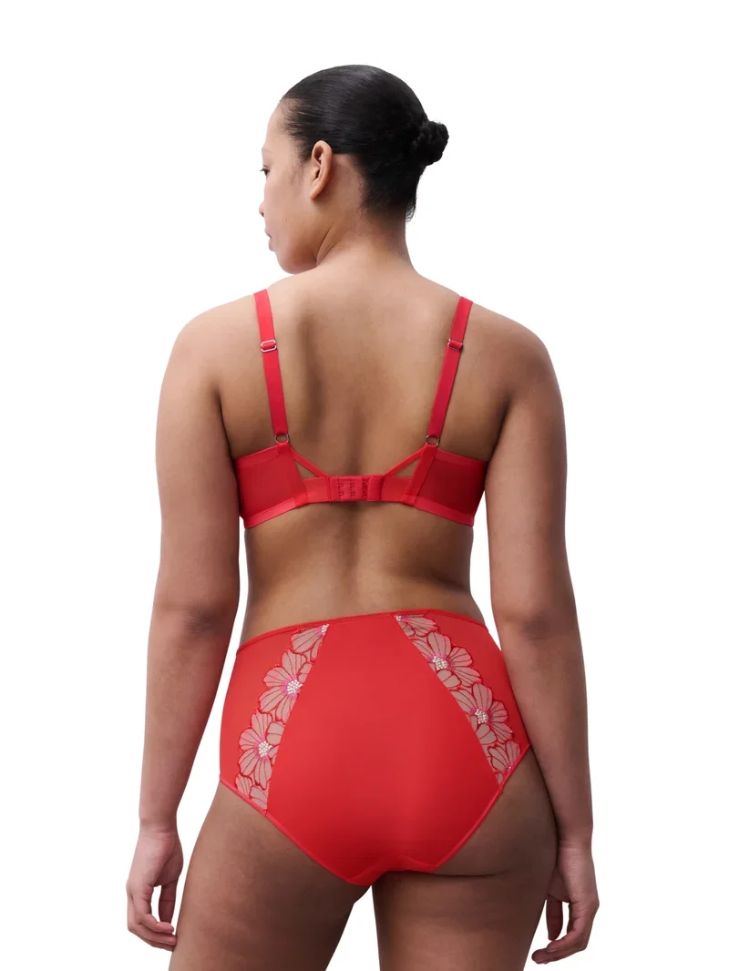 Chantelle – Üppiger, hochgeschnittener Slip mit auffälligem Blumenmuster