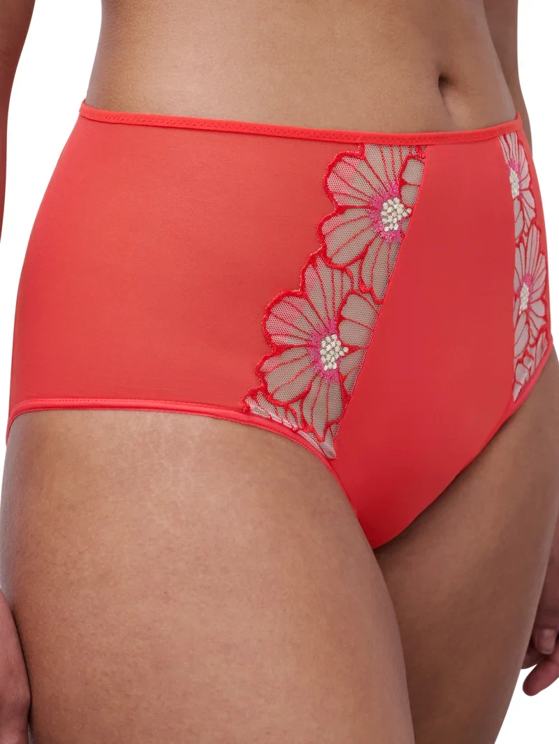 Chantelle – Üppiger, hochgeschnittener Slip mit auffälligem Blumenmuster