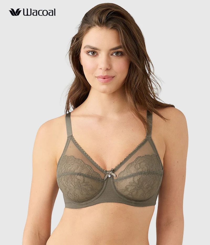 Retro Chic Full Figure Underwire Bra Bungee Cord