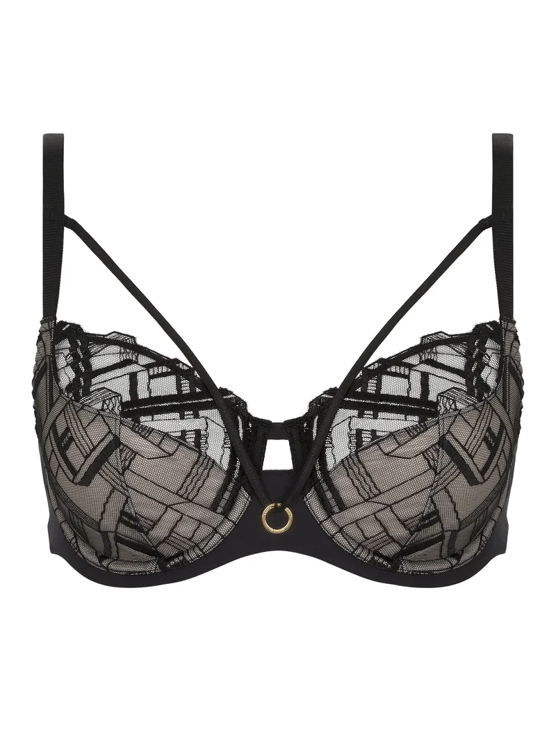 Chantelle – Graphic Support Sehr bedeckender Bügel in Schwarz