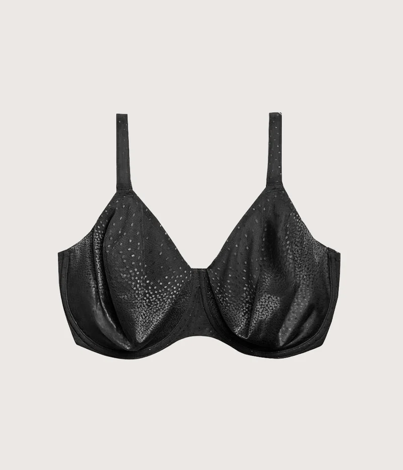 Back Appeal® H-K Cup Underwire Bra Black