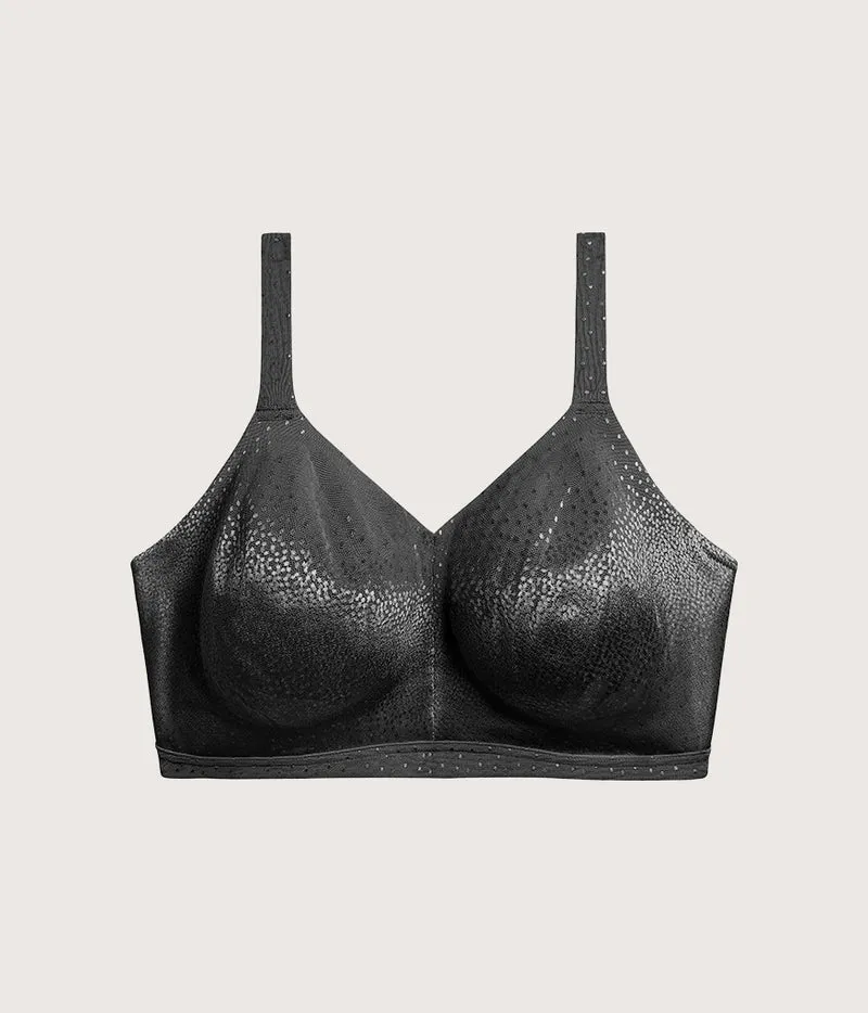 Back Appeal® H-K Cup Wire Free Bra Black