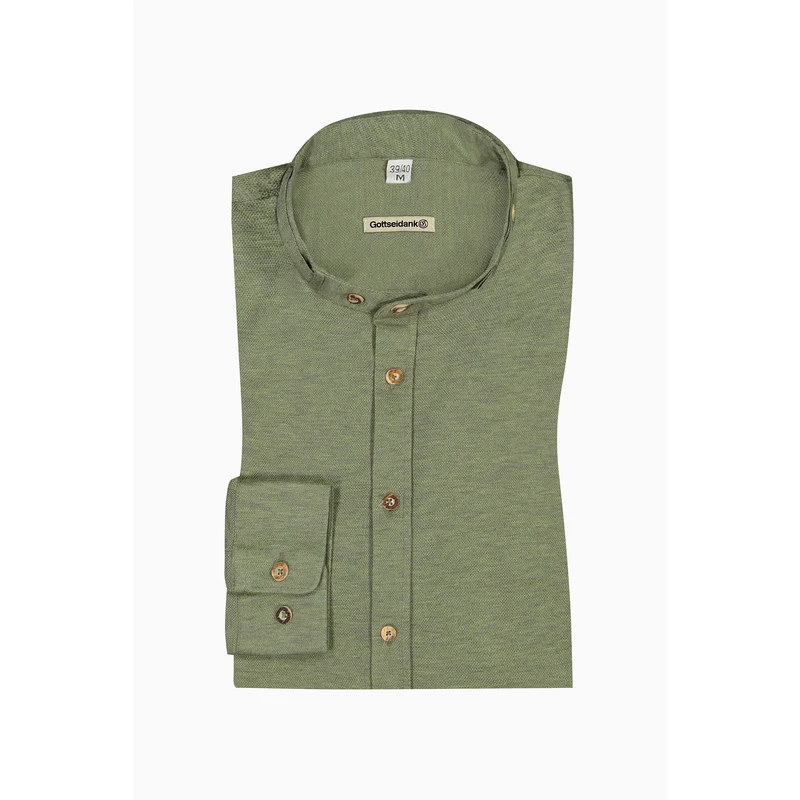 Hemd Lenz Khaki