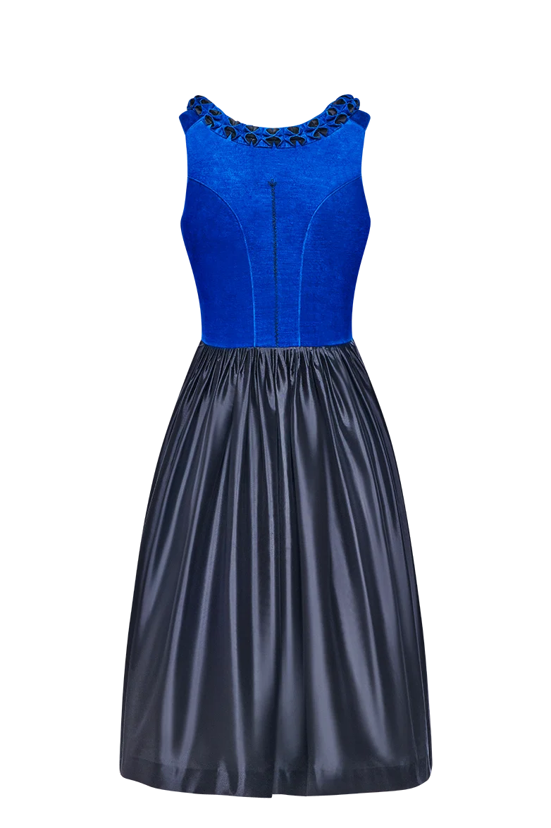 Leuchtender Blaudruck