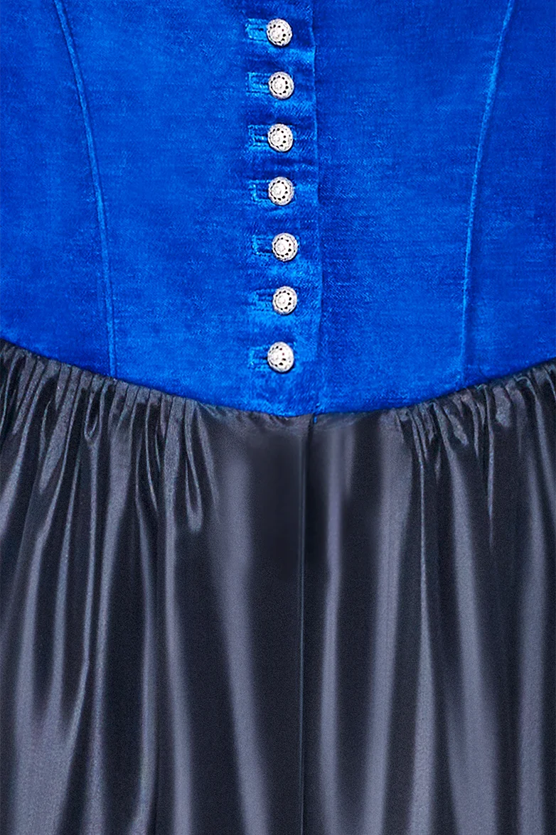 Leuchtender Blaudruck