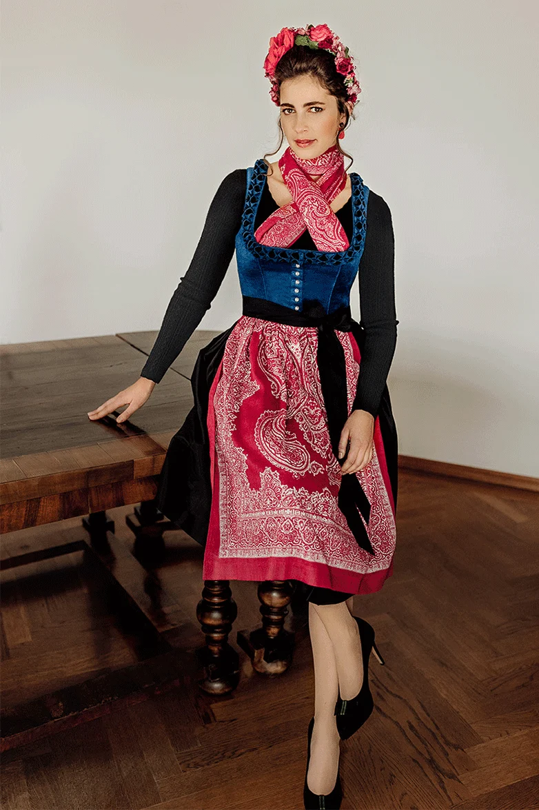 Leuchtender Blaudruck