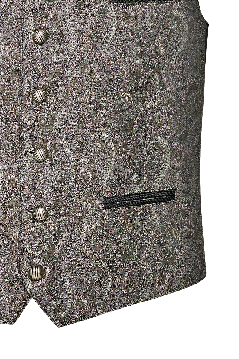 Gilet in gedeckten Ausseer Farben