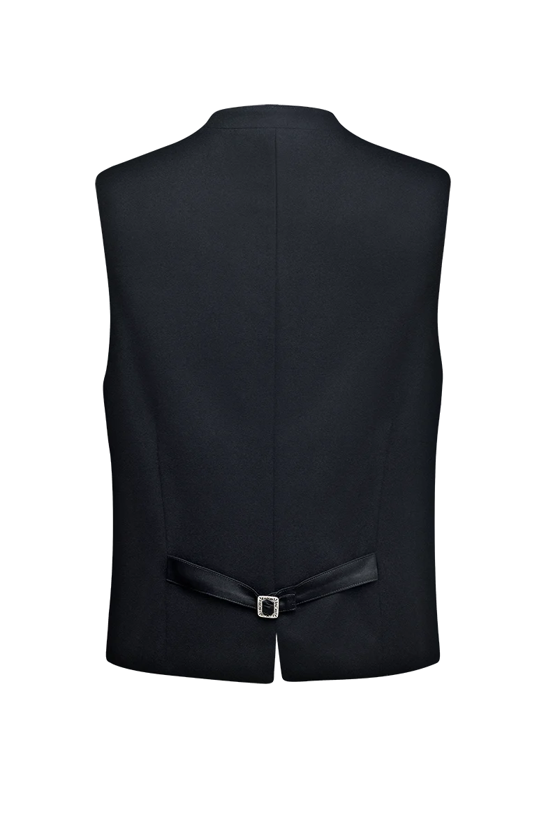 Doppelreiher Gilet aus Loden