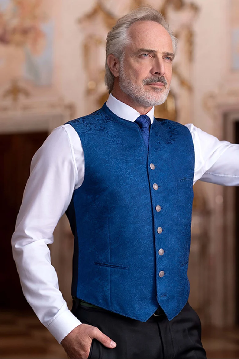 Gilet in magischem Blau