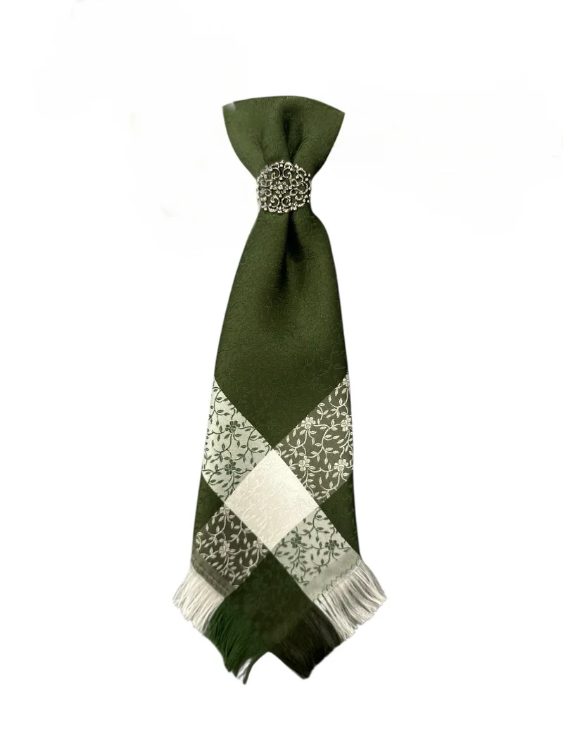 Binderl mit Ring Moos/Olive