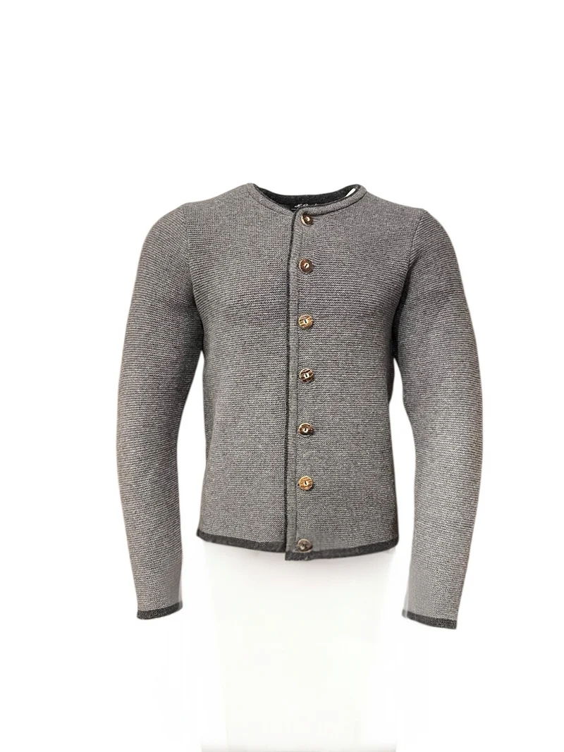 Strickjacke Grau/Anthrazit