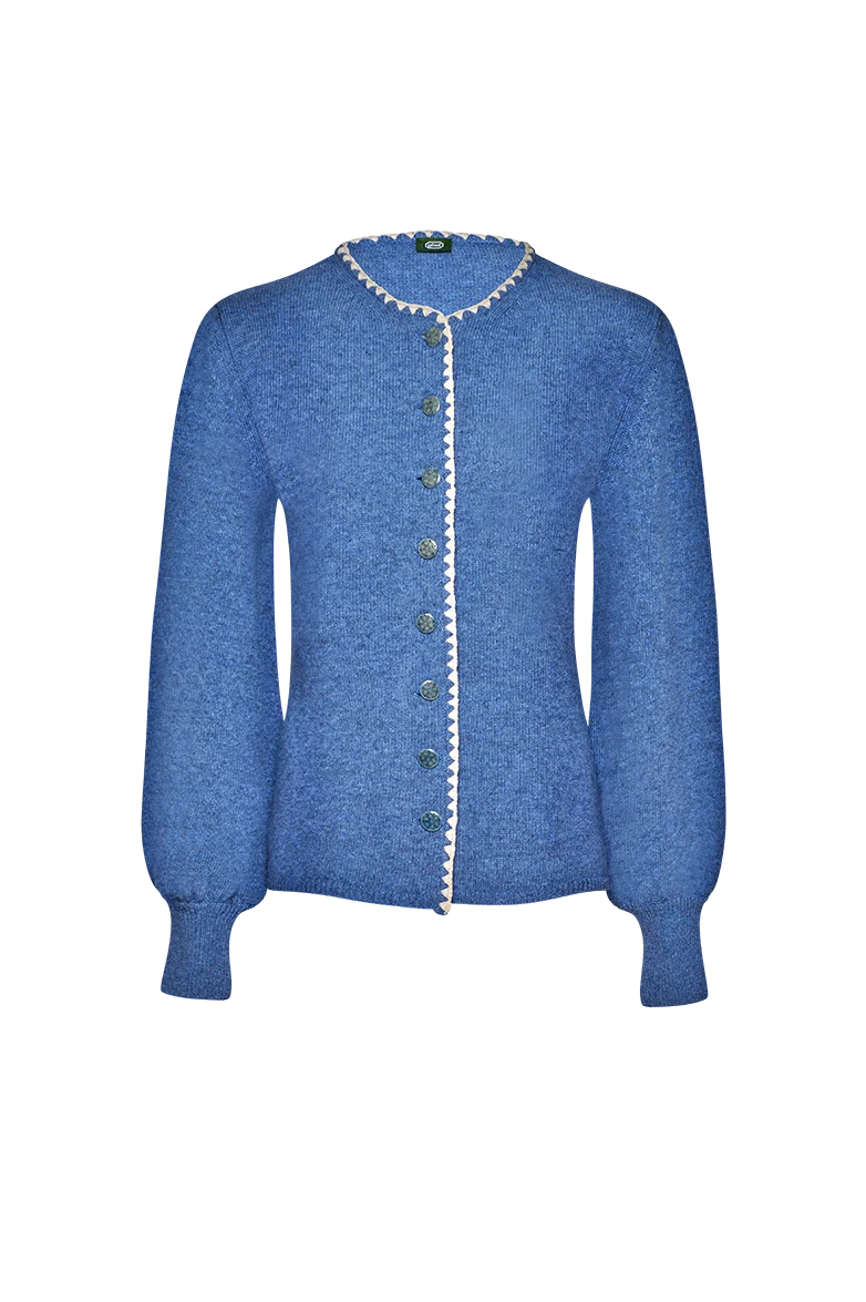 Strickjacke mit Glockenärmel
